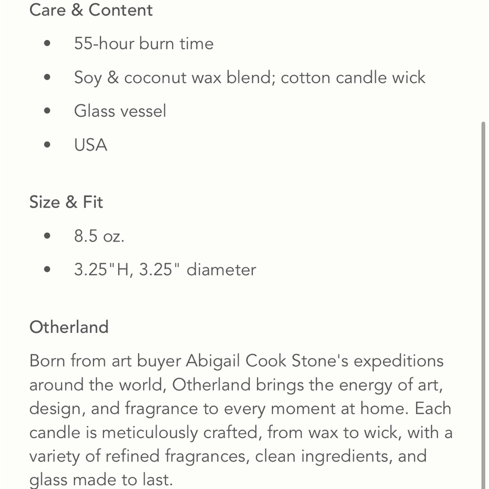 Other land orange candle - Picture 3 of 4